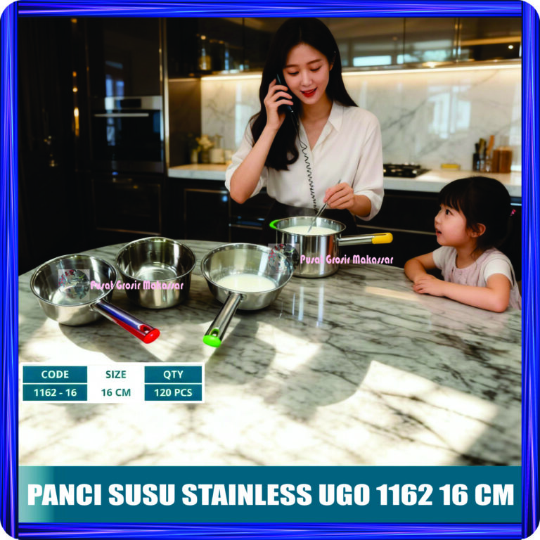 panci susu stainless ugo 1162 16 cm