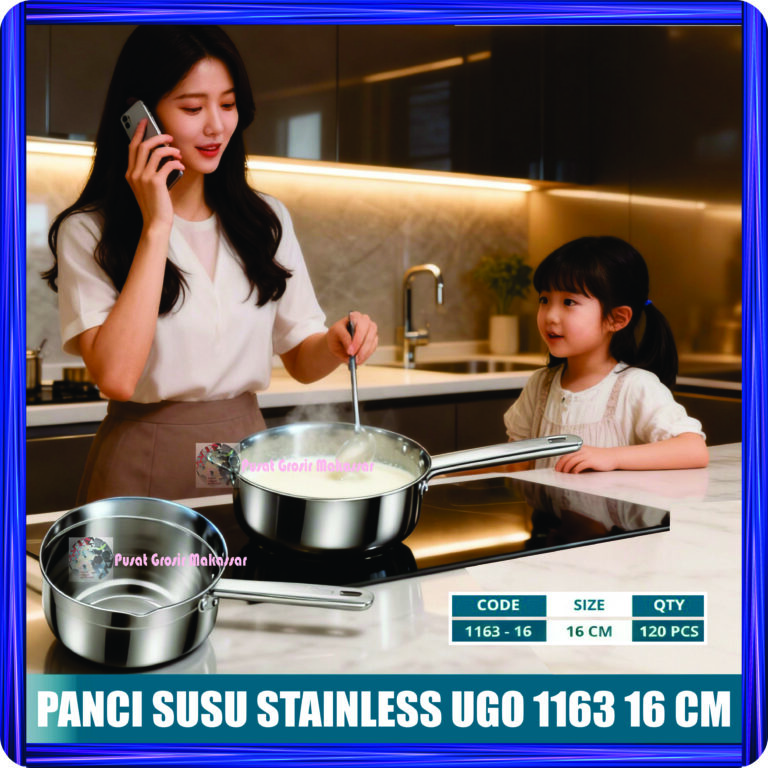panci susu stainless ugo 1163 16 cm