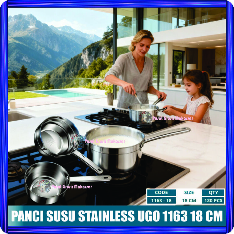 panci susu stainless ugo 1163 18 cm