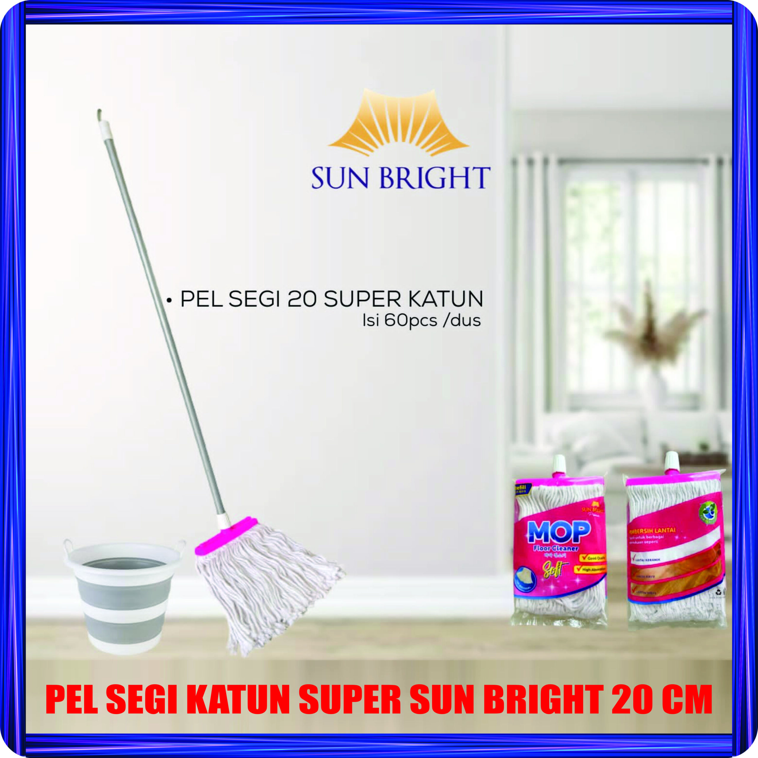 pel segi katun super sun bright 20 cm