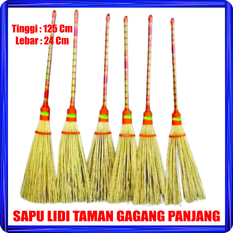 sapu lidi taman gagang panjang