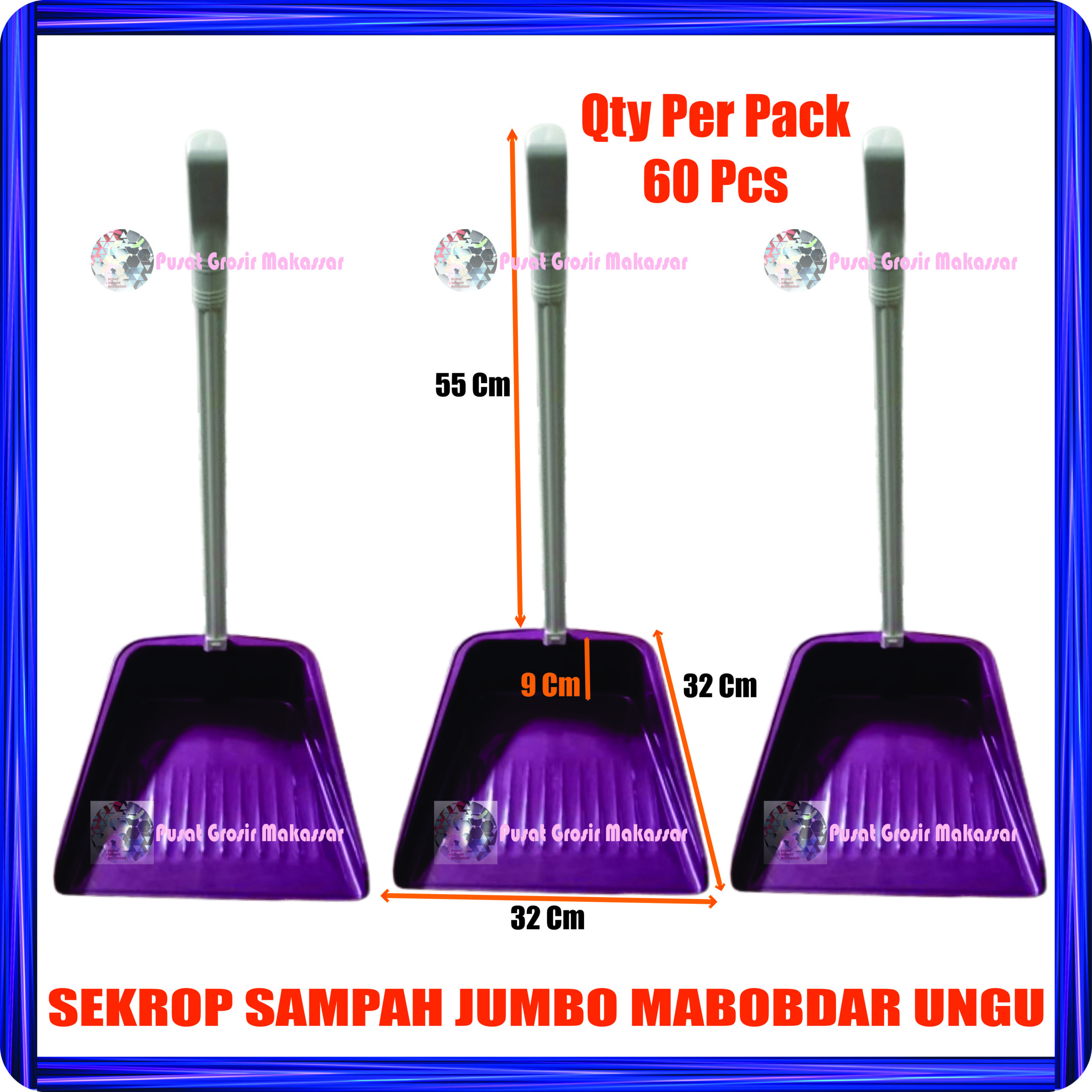 sekrop sampah jumbo mabobdar ungu