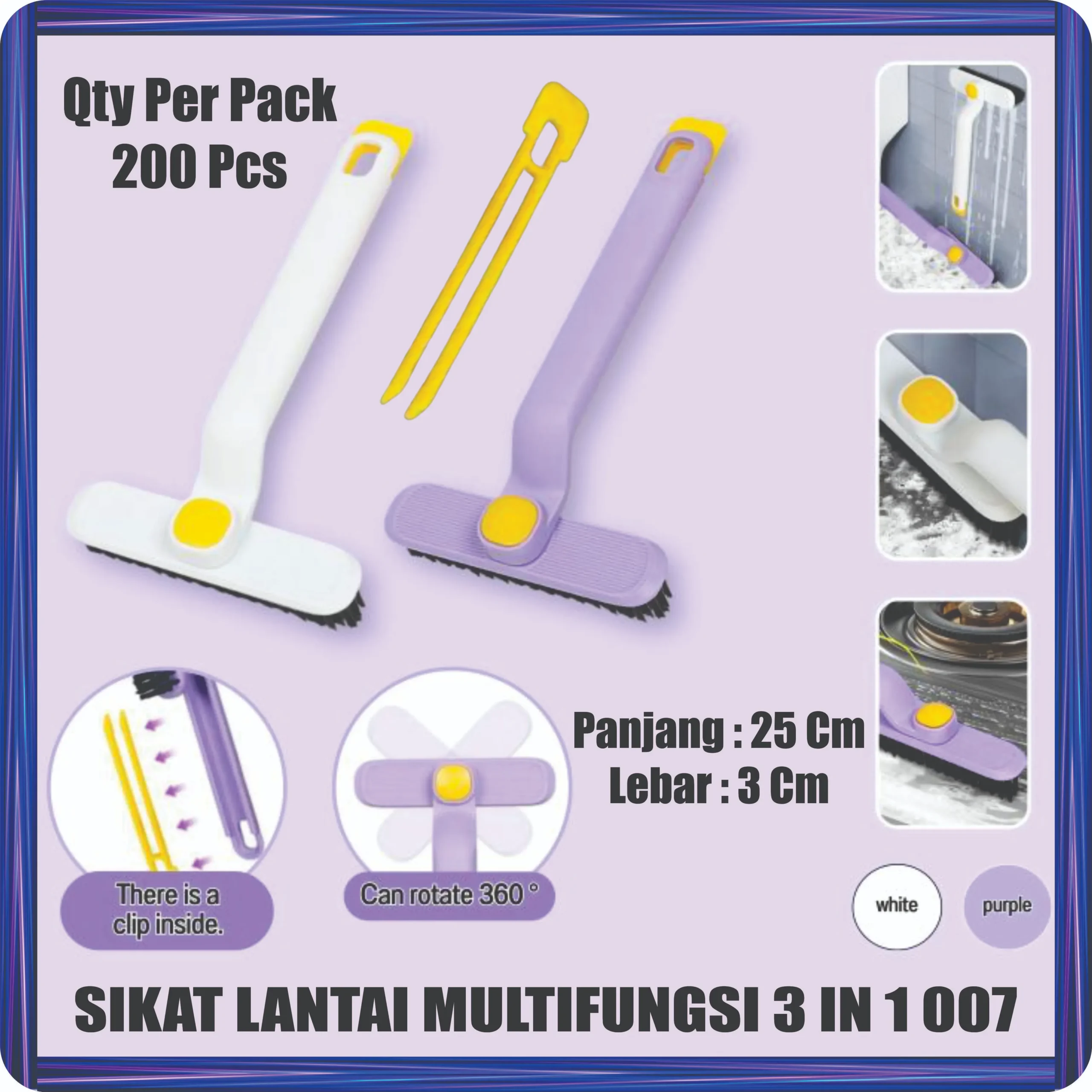 sikat lantai multifungsi 3 in 1 007