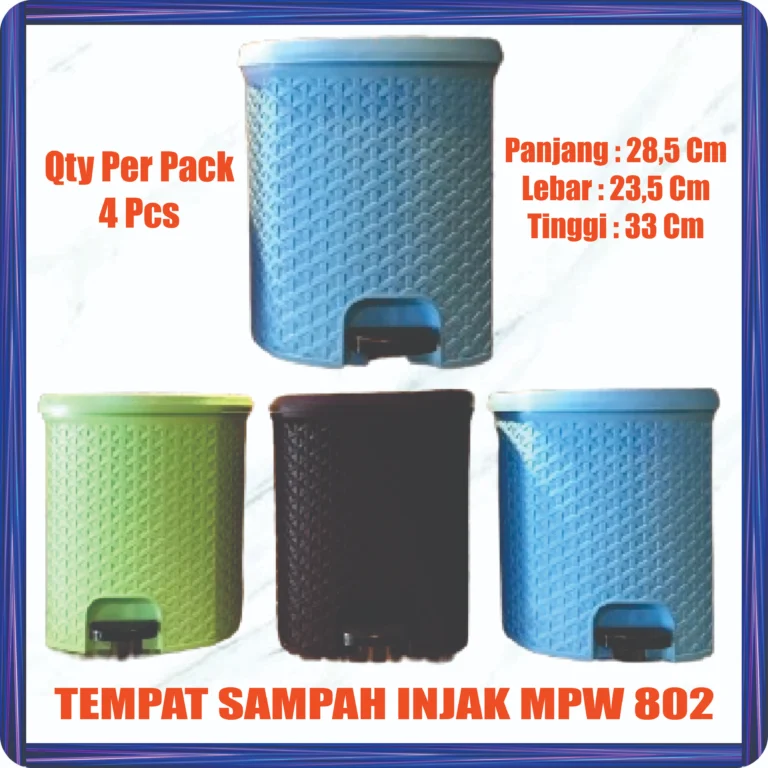 tempat sampah injak mpw 802
