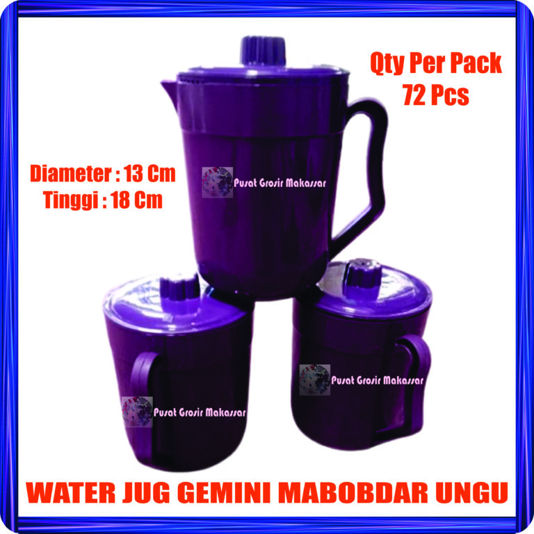 water jug gemini mabobdar ungu