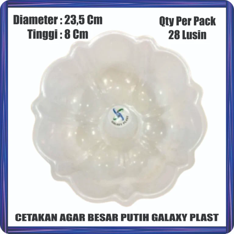 cetakan agar besar putih galaxy plast