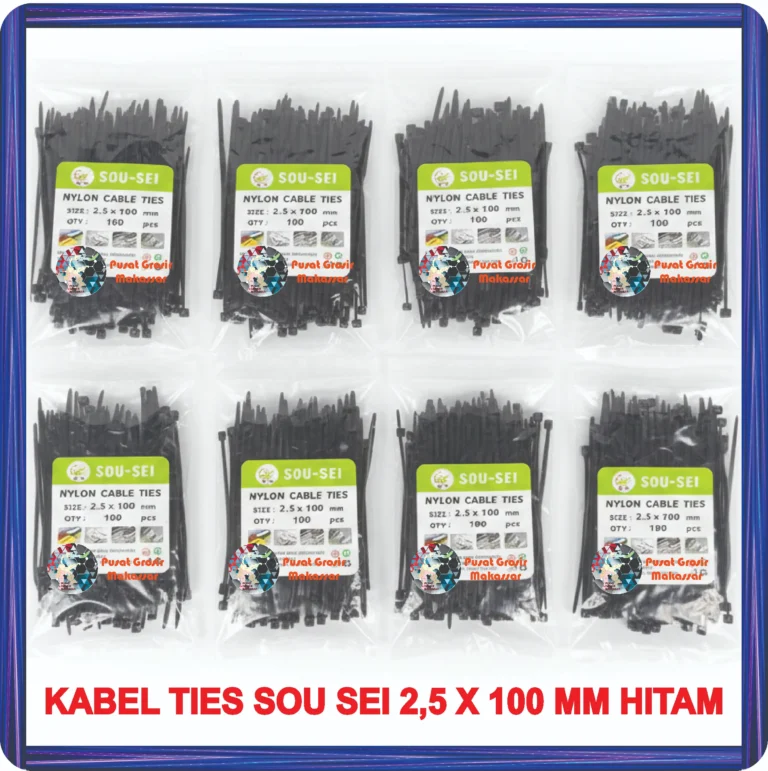kabel ties sou sei 2,5 x 100 mm hitam