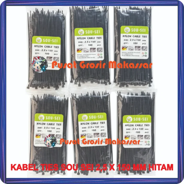 kabel ties sou sei 2,5 x 150 mm hitam