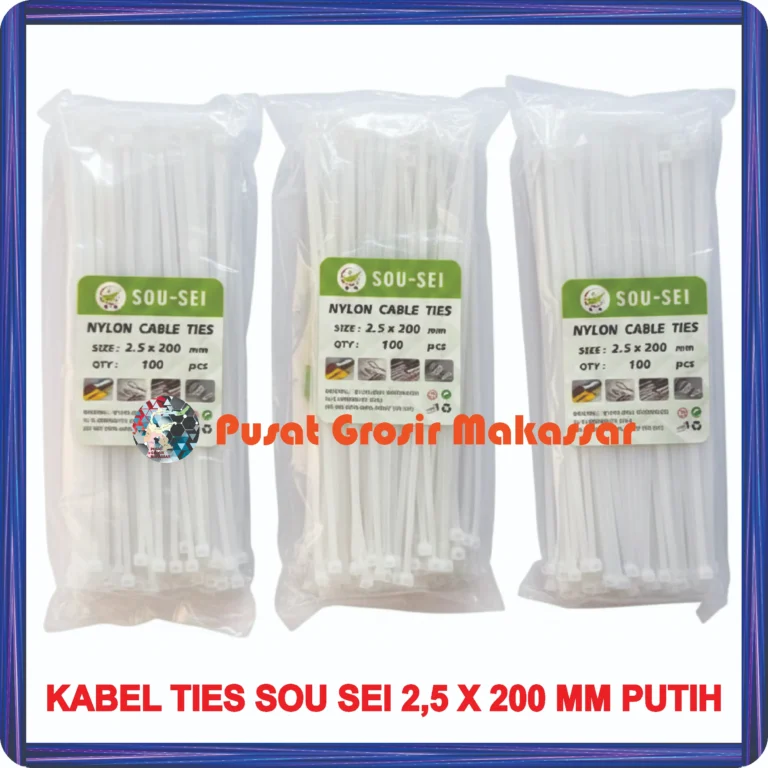 kabel ties sou sei 2,5 x 200 mm putih