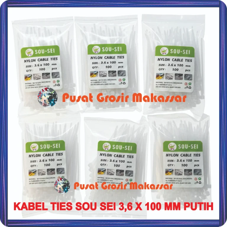 kabel ties sou sei 3,6 x 100 mm putih