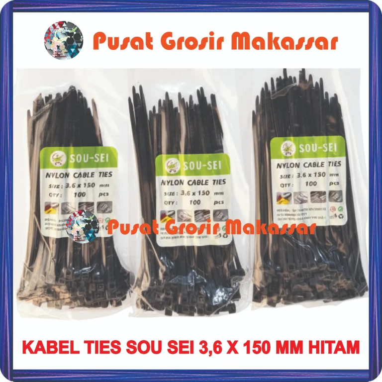 kabel ties sou sei 3,6 x 150 mm hitam