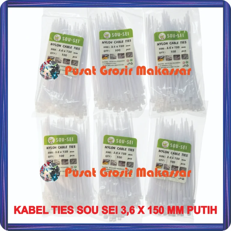 kabel ties sou sei 3,6 x 150 mm putih