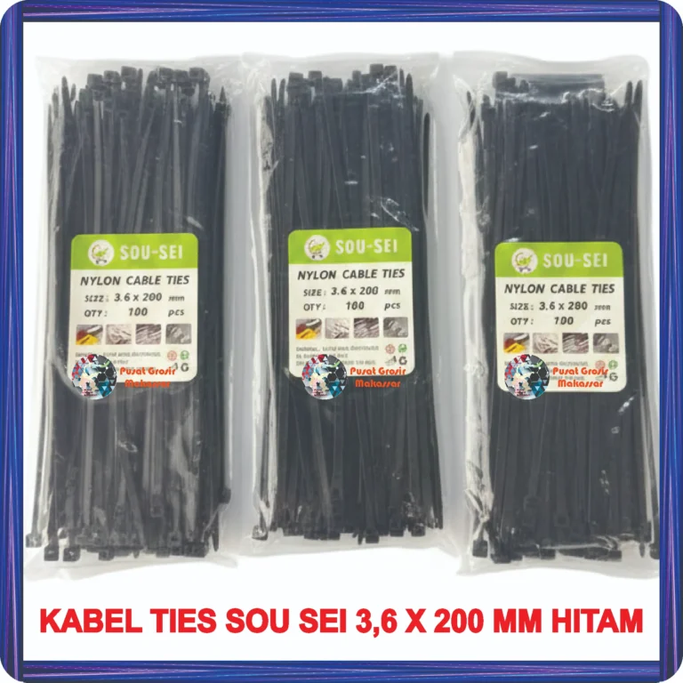 kabel ties sou sei 3,6 x 200 mm hitam