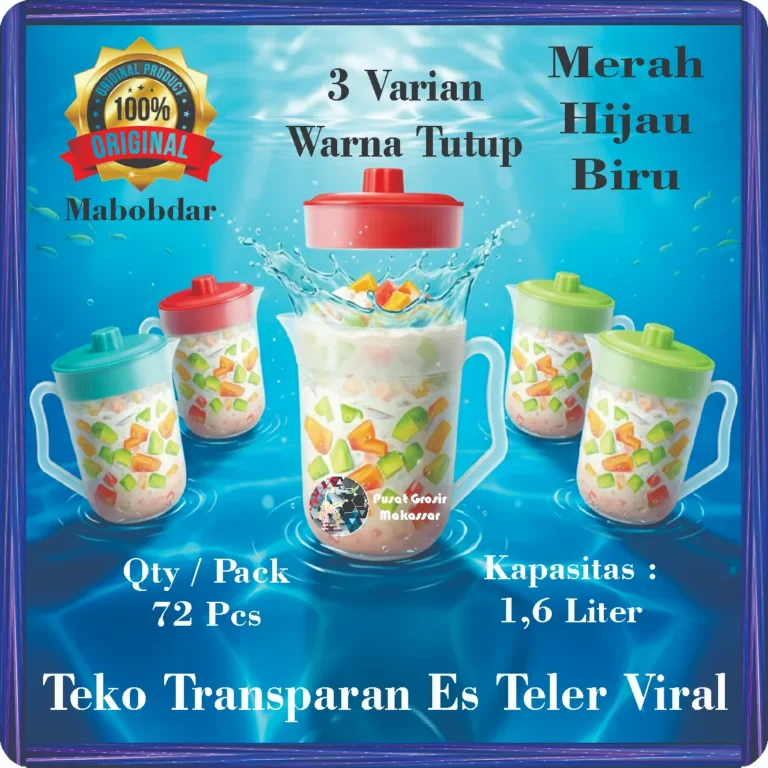 teko transparan mabobdar 1,6 liter