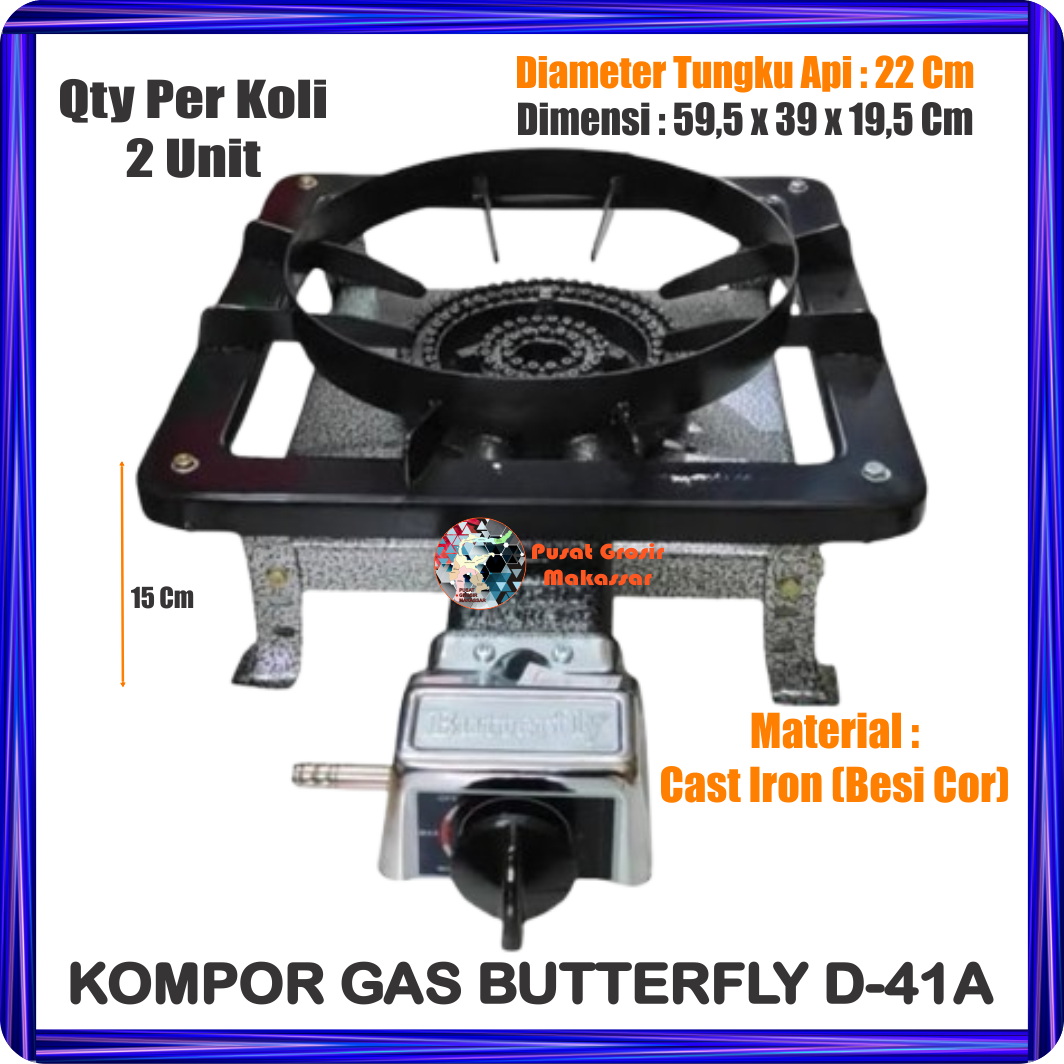 kompor gas butterfly d 41a